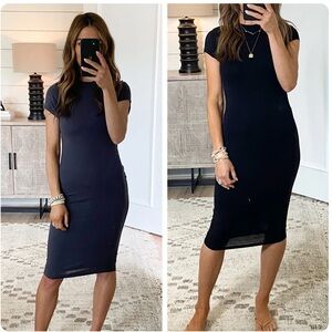 Talulah Black and Gray Midi bodycon Dresses Large